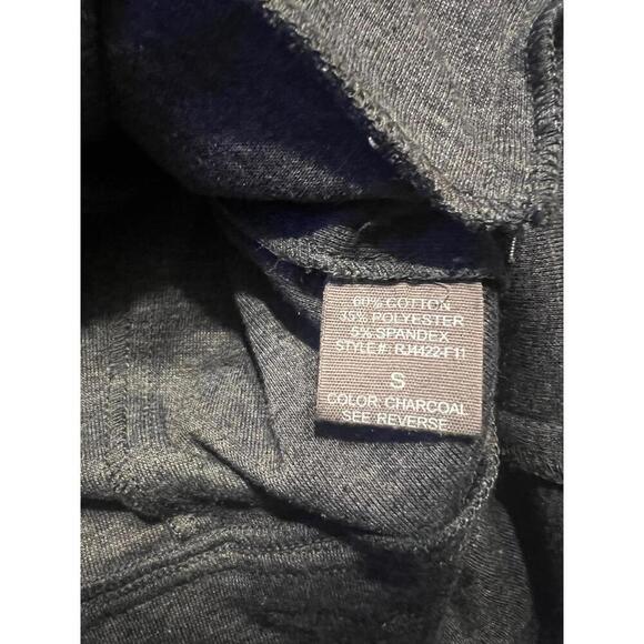 Deja Vu Jacket S Gray Military Ruffled Hem Edgy Chic - Picture 7 of 7